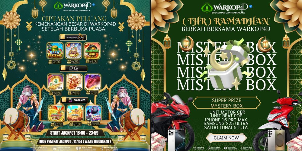 UPDATE BOCORAN GACOR & EVENT THR MISTERY BOX WARKOP4D