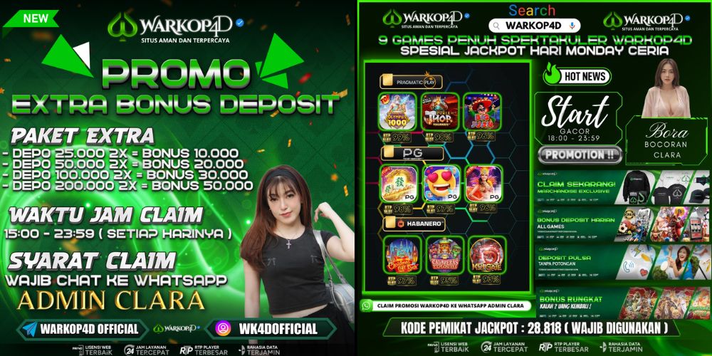 PROMO EXTRA BONUS & INFO BOCORAN TERUPDATE WARKOP4D